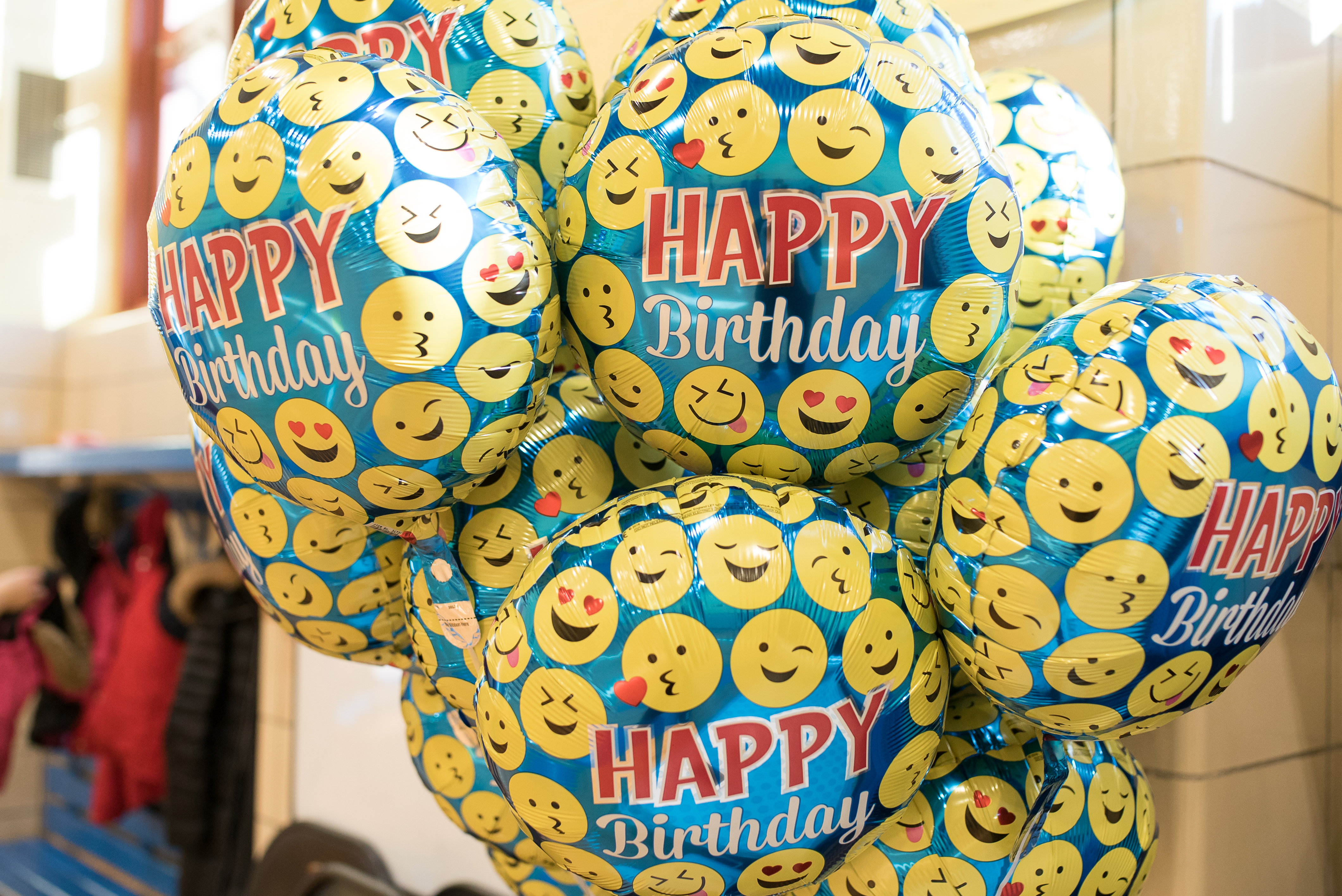 Kids birthday party balloons at Elite Skills, Bayside Queens